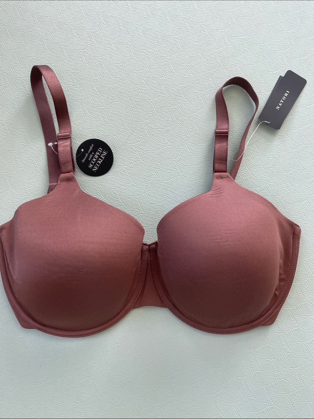 Natori Liquid Full Fit Contour Bra In Nutmeg 34F (3D) NWT